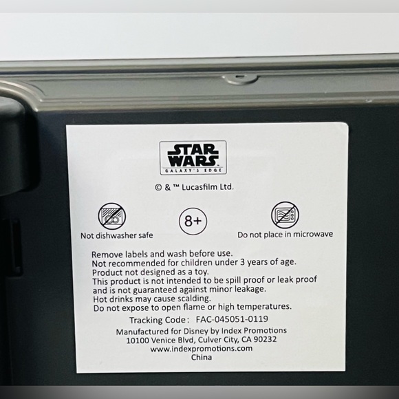 Disney Parks Star Wars Droid Popcorn Bucket W/Lanyard - Picture 6 of 6